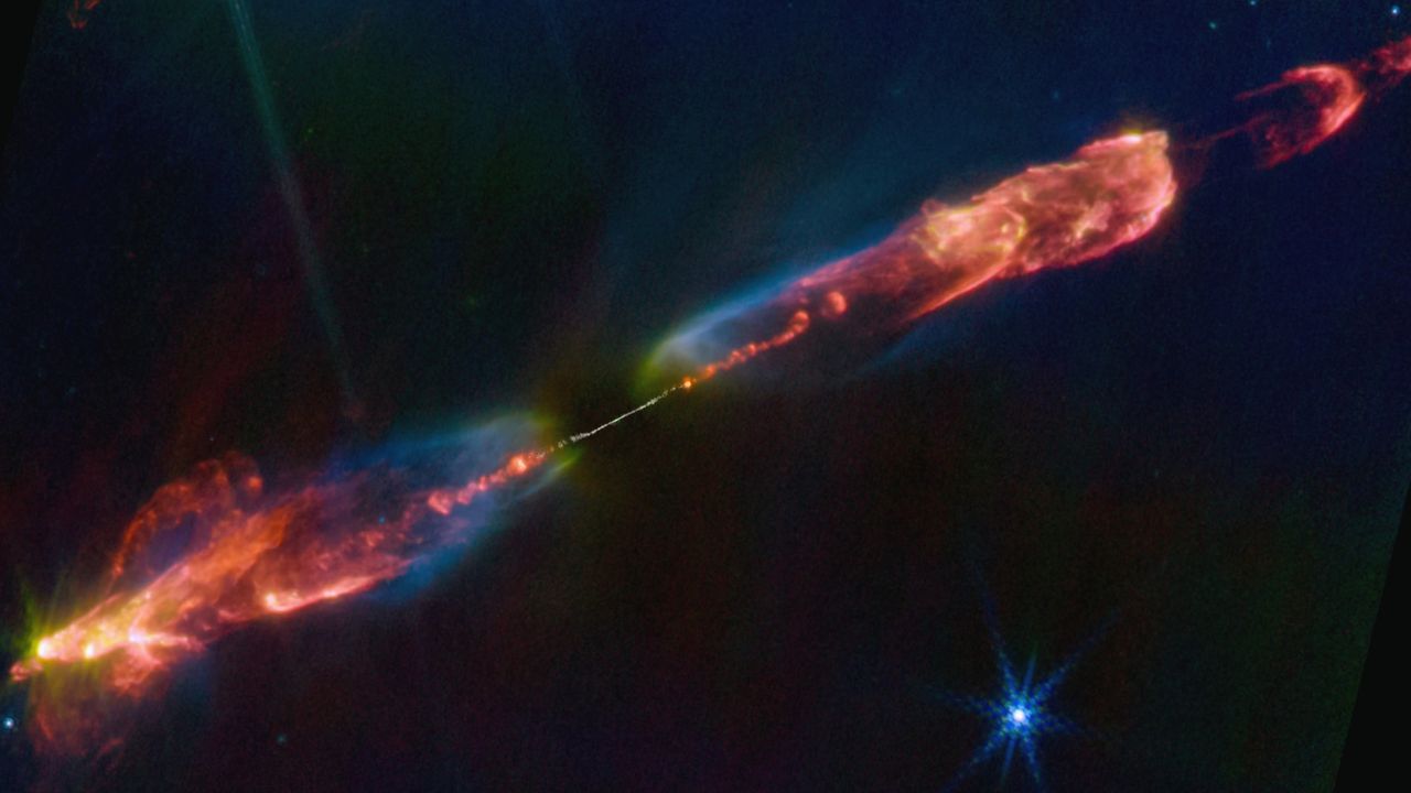 ALMA and JWST Uncover the Origins of a Protostellar Jet in Perseus