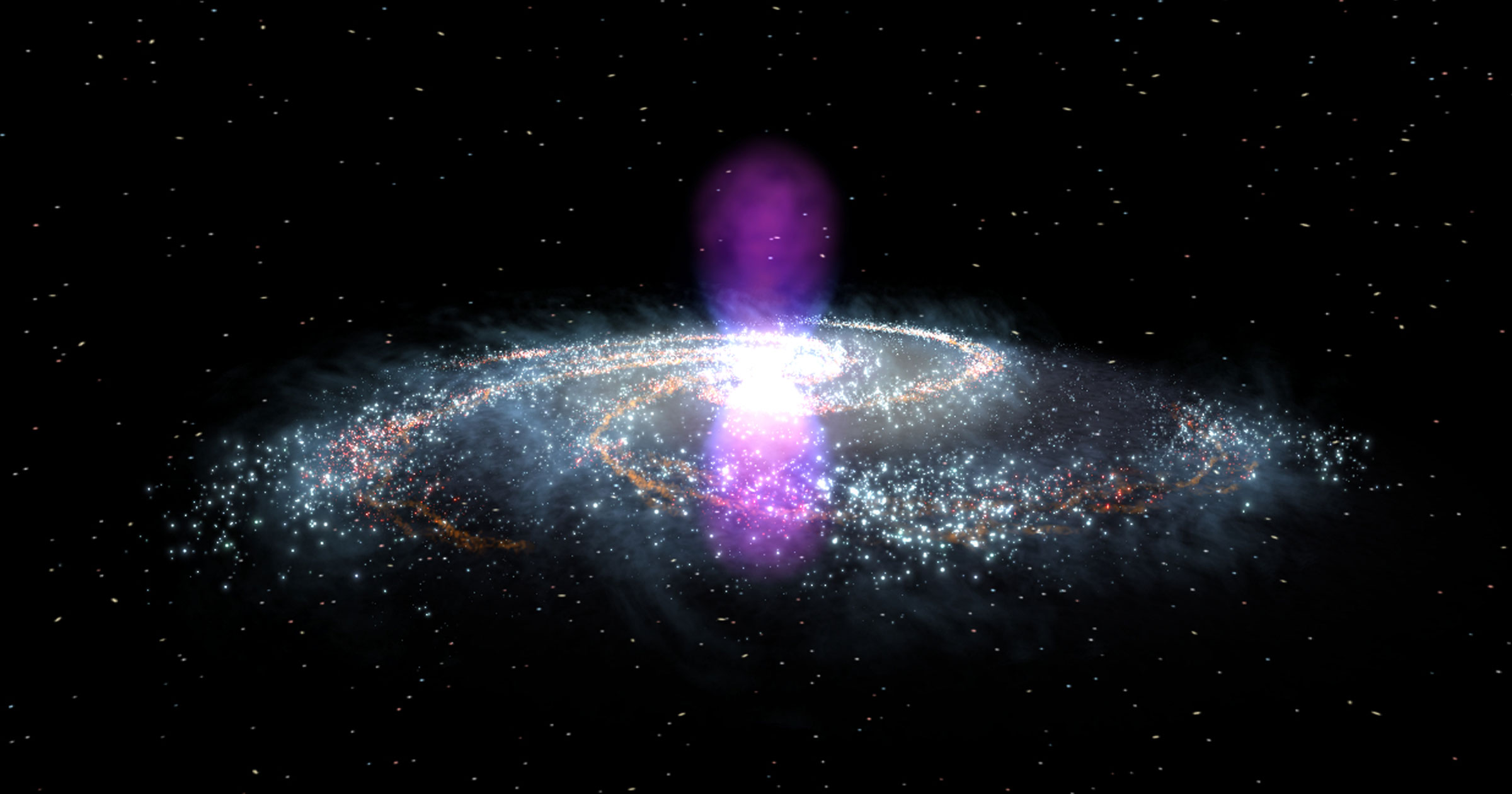 Astronomers Investigate Unusual Gamma Ray Emission from Milky Way”s Core