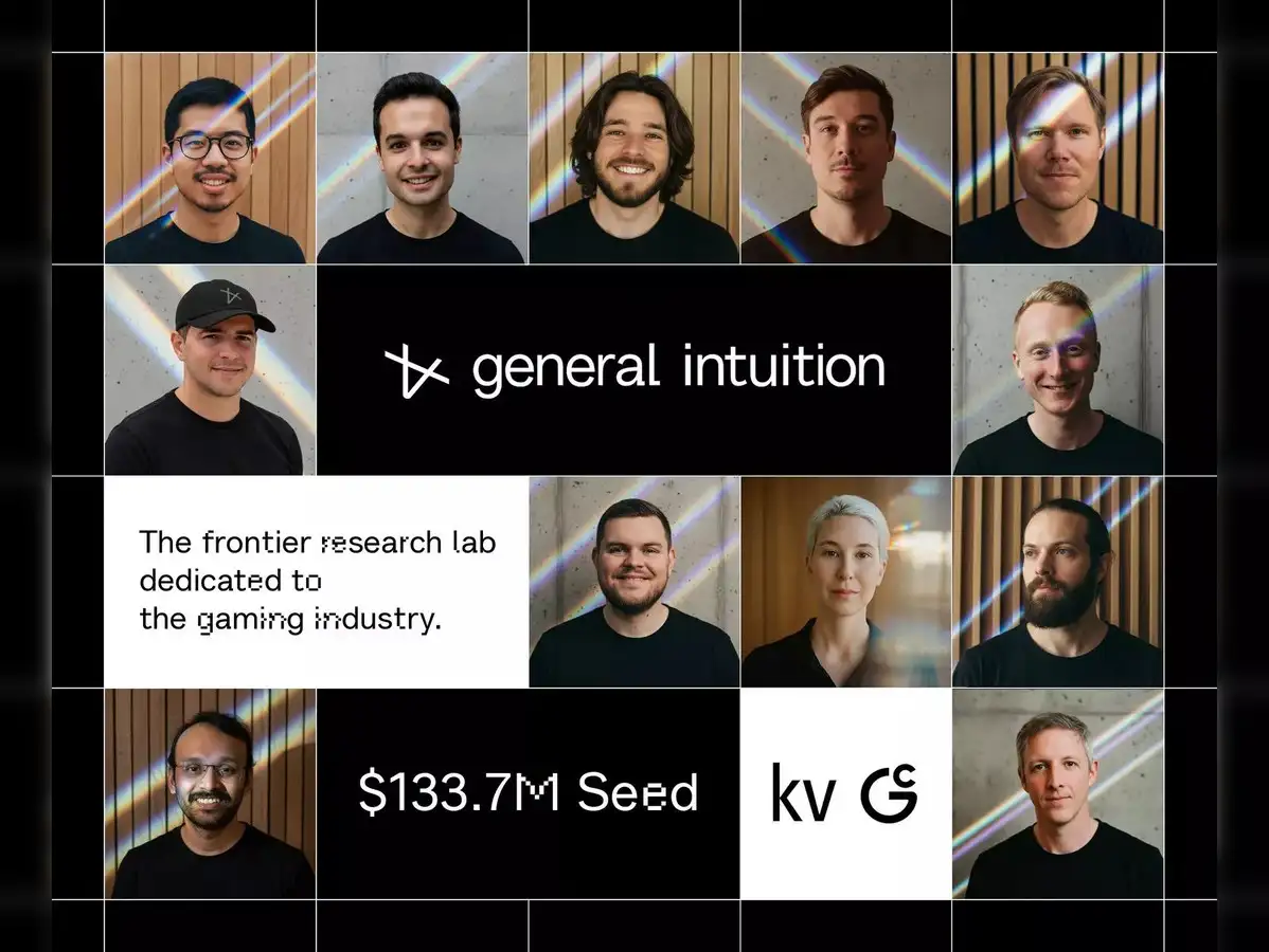 General Intuition Secures $133.7 Million in Seed Funding Round