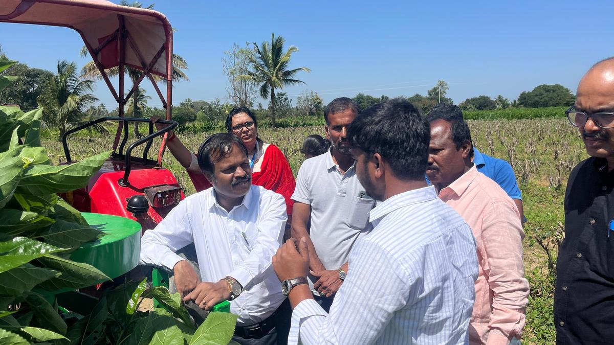 New Mulberry Harvesting Machine Unveiled in Karnataka”s Kolar District